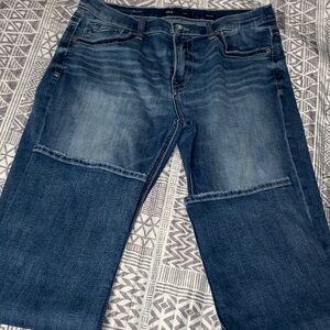 BKE Relaxed Fit Dark Blue Jeans